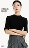 LS竹纤维女士时尚气质半高领五分袖3054 商品缩略图6