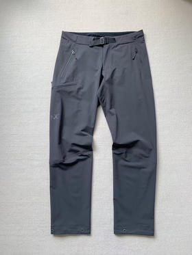 外贸原单ARC'TERYX始祖鸟 GAMMA AR PANT 防风 男子 软壳长裤
颜色：灰黑色
尺码：31、32、33、34