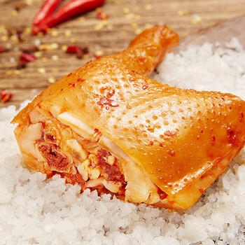 无穷即食鸡腿泡面搭档熟食休闲零食爱辣大鸡腿70g单只袋装 /休闲食品 /肉类零食 /鸡肉类 商品图3