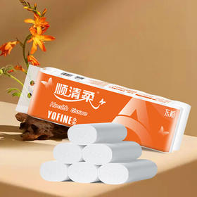 顺清柔无芯卷纸国际版5层107g*14卷 卫生纸长条纸（1.5kg/提） /家庭清洁/纸品 /清洁纸品 /卷纸
