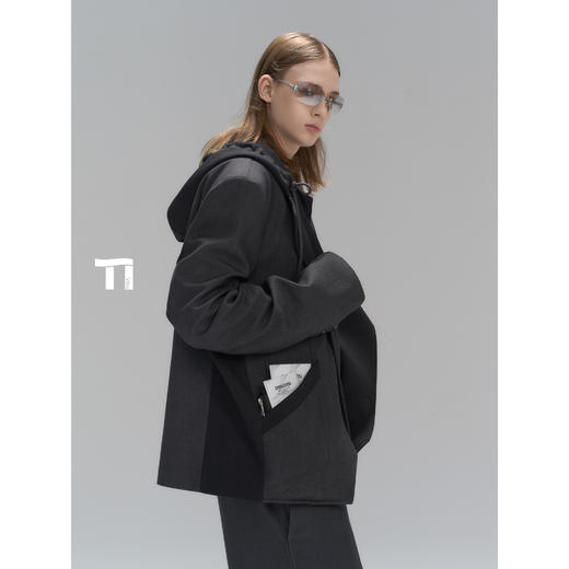 启世录TIWILLTANG“冼闲梦装”【主理人推荐】羊毛天丝西装卫衣 商品图2