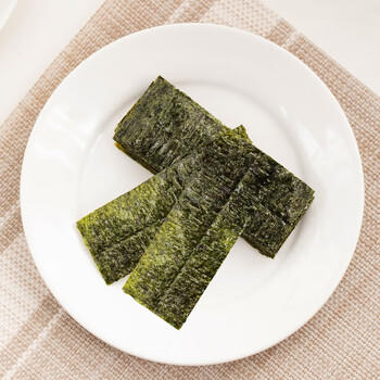 美好时光原味海苔18g24小包 海苔片即食紫菜 下午茶儿童休闲零食礼物 /休闲食品 /海味零食 /海苔 商品图0