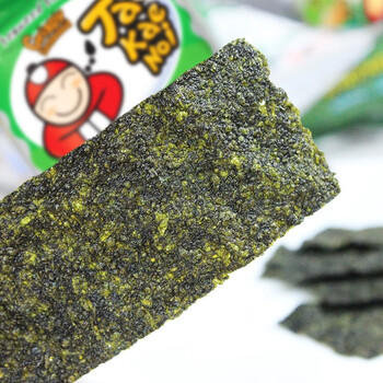 老板仔海苔 泰国原装进口 脆紫菜 儿童休闲零食 海苔片 原味32g /休闲食品 /海味零食 /海苔 商品图0