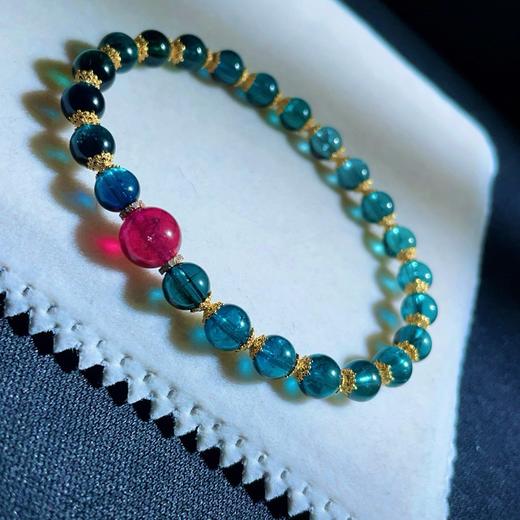 6mm单圈蓝碧玺手串 商品图2