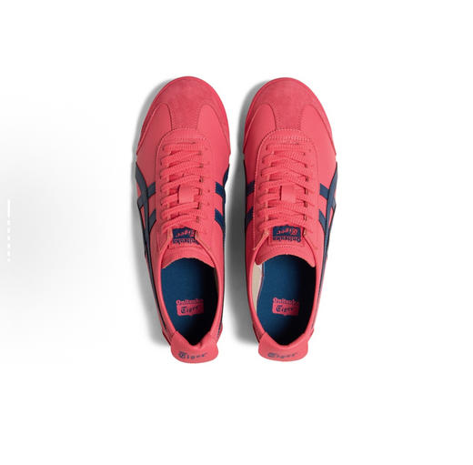 这双火龙果我先替大家穿了~ Onitsuka Tiger鬼冢虎  复古休闲MEXICO66 平底设计 走路舒适不用多少，而且配色真的绝了 显白又吸睛 春夏炸街利器！ 商品图3