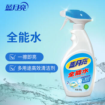 蓝月亮 全能水500g/瓶 浴室地板厨房 家具家电玻璃金属饰品多功能清洁剂 /家庭清洁/纸品 /家庭环境清洁 /其它清洁用品 商品图5