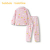 【奶噗噗IP】巴拉巴拉balaOne儿童家居服套装女2025冬新款法兰绒 商品缩略图2
