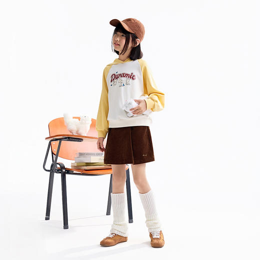 【实体店同款】女童带帽卫衣秋季新款安奈儿童装AG531303 商品图3