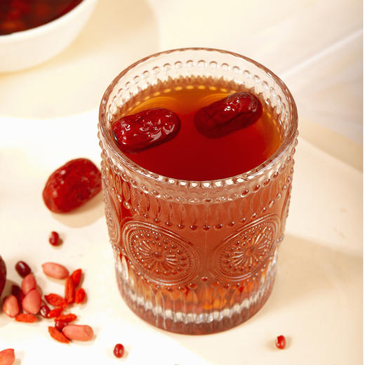 超值10袋装！【血液有营养，机体有活力，轻松找回年轻状态！】红枣红豆枸杞五红汤 哺乳期产后气血调理原材料 网红同款汤料包 独立小包 密封包装 透明茶包原料看得见-QB 商品图1