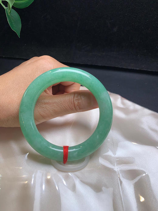 620677，56满果绿圆条，整圈带绿底，清新干净，底妆均匀 商品图5