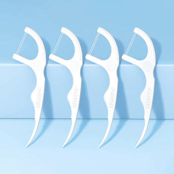 小鹿妈妈双线牙线棒超细舒适深洁经典牙签50支/盒*6盒 共300支 /个人护理 /口腔护理 /牙线/牙线棒 商品图0