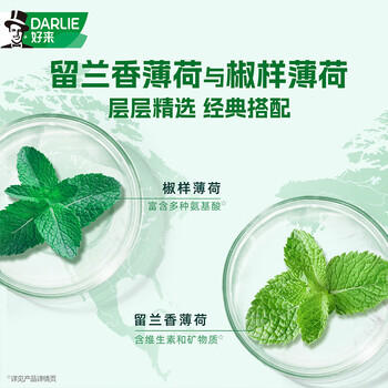 好来（DARLIE）(原黑人) 经典双重薄荷牙膏清新口气防蛀固齿护龈120g新旧包装 /个人护理 /口腔护理 /牙膏 商品图7