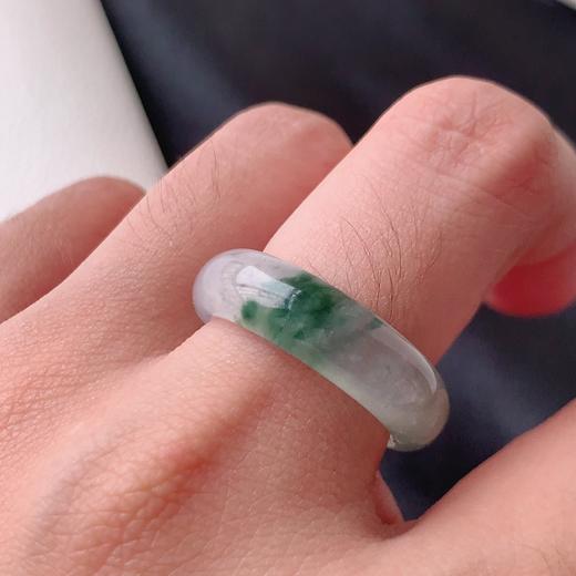 飘绿翡翠指环 商品图5