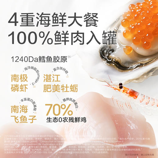 爆爆塔 深海胶原 猫用全价主食餐盒(160g)40g*4 商品图2