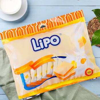 Lipo黄油味面包干300g/袋 零食大礼包 越南进口  出游 野餐 /休闲食品 /饼干 /酥性饼干 商品图0
