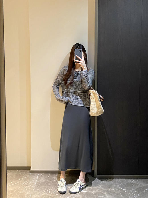 一键出门慵懒无袖吊带背心裙宽松直筒外穿打底连衣裙 商品图7