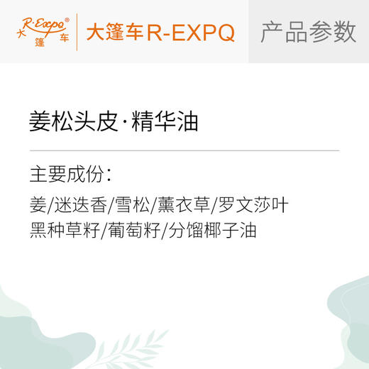 姜松头皮·精华油 头皮奢养按摩SPA精油以油养发原料批发植愈康养 商品图2