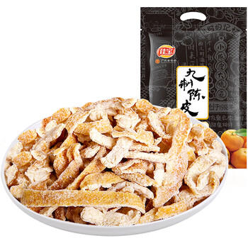 佳宝九制陈皮500g橙皮橘子皮果干泡茶煲汤大包散装休闲从车小零食 /休闲食品 /蜜饯果干 /陈皮蜜饯 商品图5