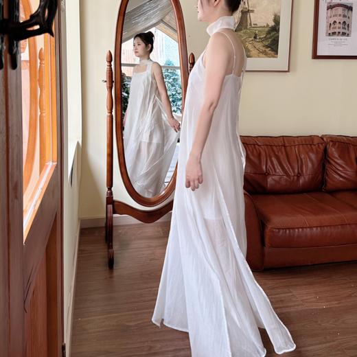 壁虎瑜伽【2508QZ394】仙气吊带连衣裙【5天发货】 商品图3