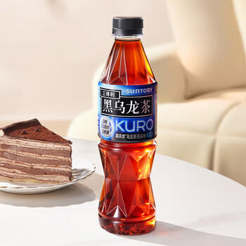 三得利【代言人成毅同款】无糖黑乌龙茶饮料 高浓度茶多酚 350ml*24瓶 /水饮冲调 /饮料 /茶饮料 商品图1