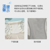 【5条装】夏季薄款无痕全包臀冰丝透气内裤女32A抑菌加长裆861字母腰头内裤 商品缩略图7
