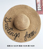 壁虎瑜伽【2508PJ398】夏季沙滩大帽檐草帽【5天发货】 商品缩略图1