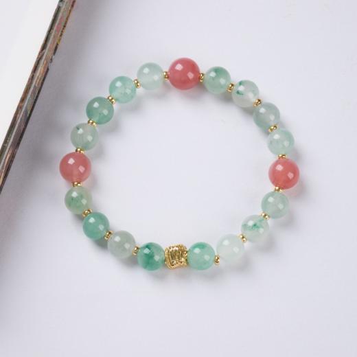 「 烟波叠翠 」非洲翠大吉手链 商品图2