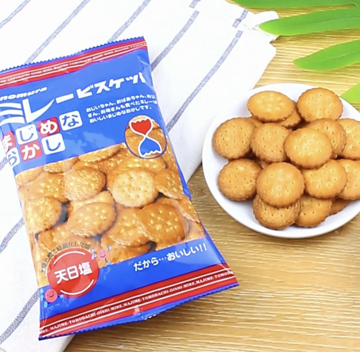 日本NOMURA野村天日盐小饼干120g