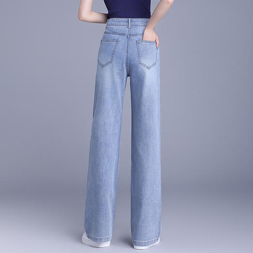 【预售3天】PY 重工刺绣烫钻牛仔阔腿裤 &WM9828 商品图2