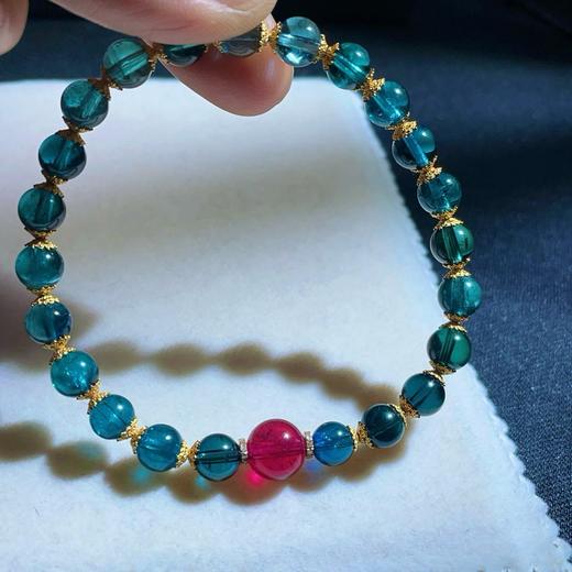 6mm单圈蓝碧玺手串 商品图7