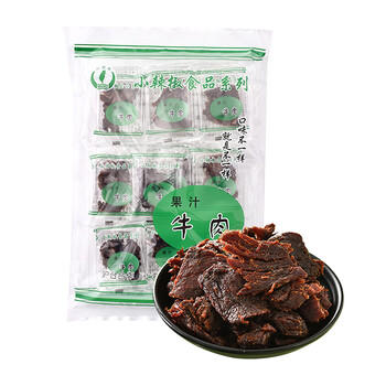 小辣椒 果汁牛肉100g 节日送好友甜味橙汁肉脯休闲零食独立包装露营夜宵 /休闲食品 /肉类零食 /牛肉类 商品图4