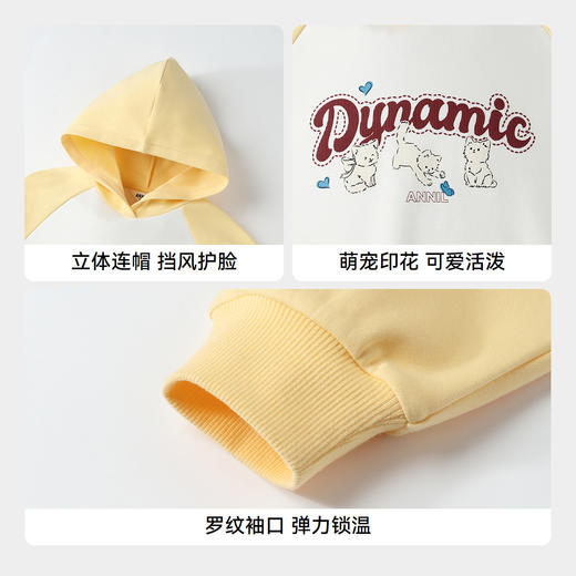 【实体店同款】女童带帽卫衣秋季新款安奈儿童装AG531303 商品图4