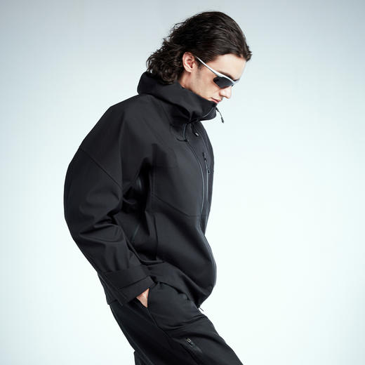 TAGX探观风行甲三合一冲锋衣男女同款防水防风户外徒步登山服硬壳外套 商品图4