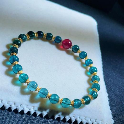 6mm单圈蓝碧玺手串 商品图3