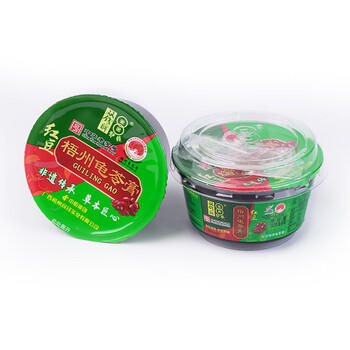 双钱牌 红豆龟苓膏 180g *6盒 中华老字号 非遗传承 夏季清凉休闲零食 /休闲食品 /果冻/布丁 /龟苓膏 商品图0