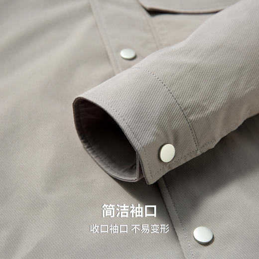 圣得西工装风翻领夹克2025年秋新款休闲通勤纯色百搭男士外套上衣 商品图9