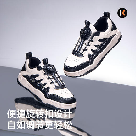 卡特兔童鞋儿童板鞋男童2025秋季滑板鞋防滑耐磨透气女童跑步鞋 商品图5