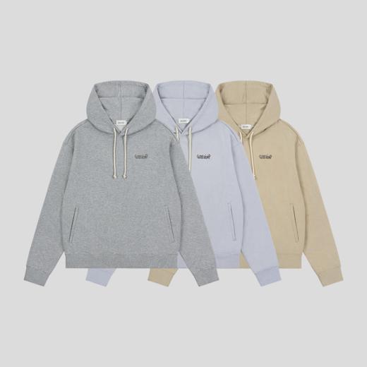 GOODBAI 花体logo城市印花连帽卫衣 商品图0