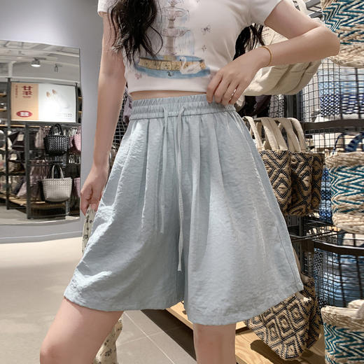 【YW】无忧购醋酸韩版休闲五分短裤显瘦百搭1880（截单后3-5天发货） 商品图9