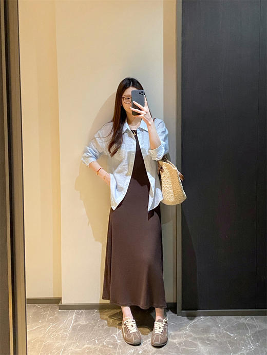 一键出门慵懒无袖吊带背心裙宽松直筒外穿打底连衣裙 商品图14