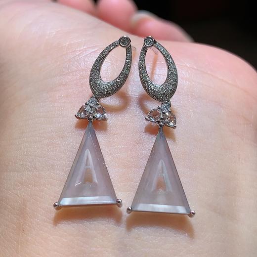 福贝翡翠耳坠 商品图4