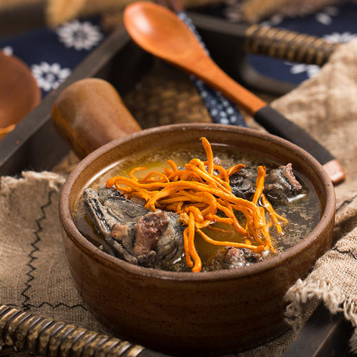 【绿帝蛹虫草138g】香味醇厚浓郁 带有自然的质朴清香 商品图2