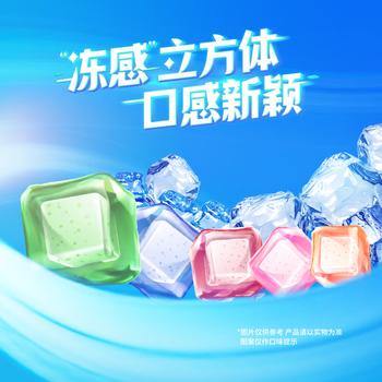 曼妥思 冻感粒方薄荷味无糖口香糖46g 约24粒 口气清新休闲开学零食 /休闲食品 /糖果 /口香糖 商品图0