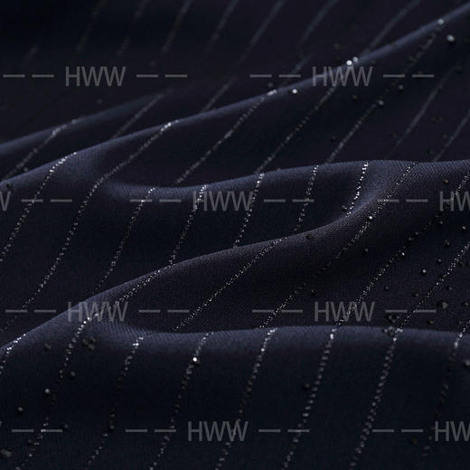 【赫尔温】设计款墨蓝色时尚收腰显瘦连衣裙DHZFF52036 商品图4