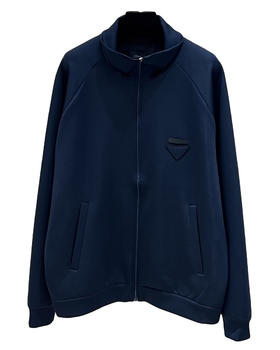 中性款三角标刺绣夹克外套020