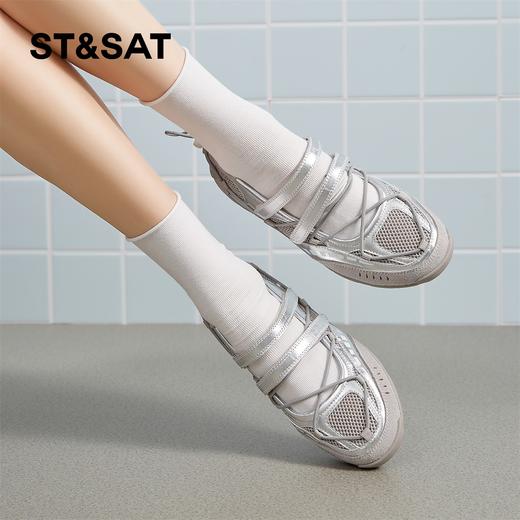 星期六复古网面透气运动芭蕾玛丽珍SSD2111TA0 商品图2