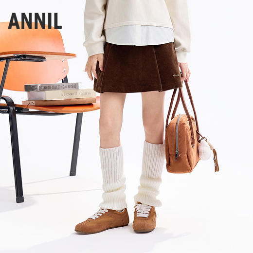 【实体店同款】女童全腰半裙秋季新款安奈儿童装AG533318 商品图2