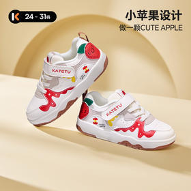 卡特兔童鞋儿童板鞋2025秋季新品幼儿园小白鞋防滑耐磨透气跑步鞋