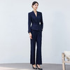 IWY/高级感藏青色西装套装女秋冬干练修身售楼部销售接待职业装25CP8120 商品缩略图2