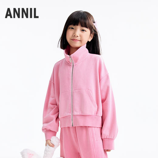 【实体店同款】女童针织外套秋季新款安奈儿童装AG535311 商品图2